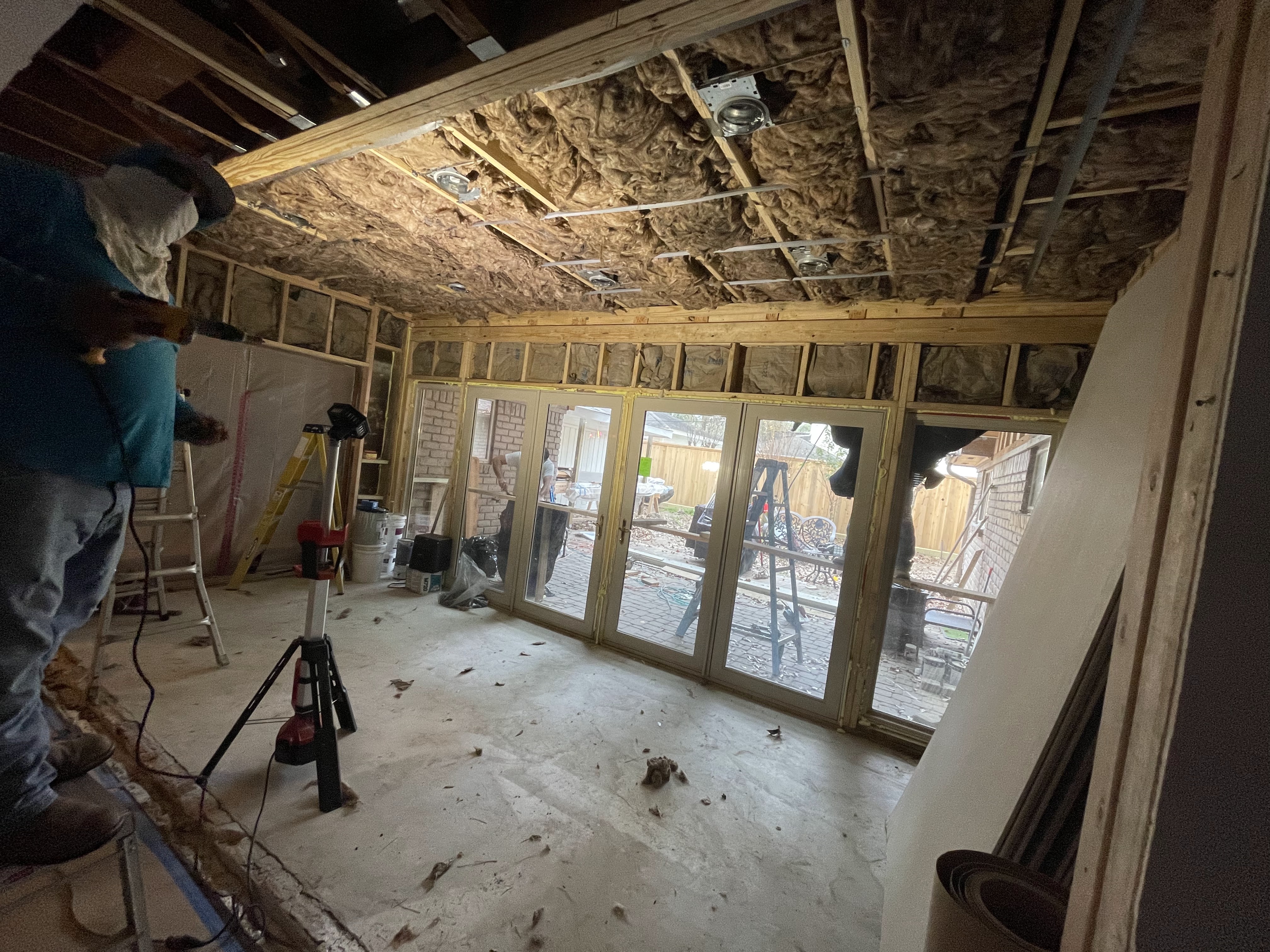 Living room before remodel